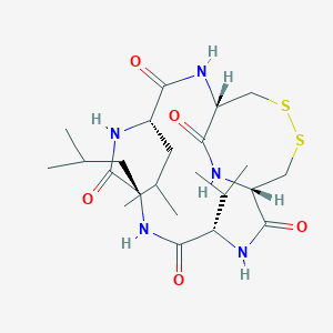 molecular formula C23H39N5O5S2 B163123 Malformin C CAS No. 59926-78-2