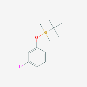 molecular formula C12H19IOSi B163124 3-(t-Butyldimethylsiloxy)iodobenzene CAS No. 133910-12-0