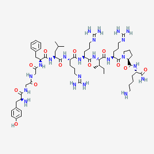 molecular formula C63H104N22O12 B1631245 Dynorphin A (1-11) amide 