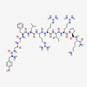 molecular formula C63H104N22O12 B1631245 Dynorphin A (1-11) amide CAS No. 79985-48-1