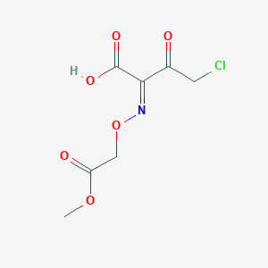 molecular formula C7H8ClNO6 B1631249 2-Methoxycarbonylmethoxyimino-4-chloro-3-oxobutyric acid 