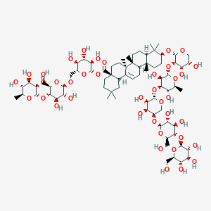 molecular formula C76H124O39 B1631264 Clematiunicinoside E CAS No. 916649-92-8