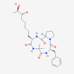 molecular formula C28H40N4O6 B163127 Dihydrochlamydocin CAS No. 157618-75-2