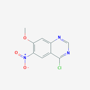 molecular formula C9H6ClN3O3 B1631271 4-Chloro-7-methoxy-6-nitroquinazoline CAS No. 55496-69-0