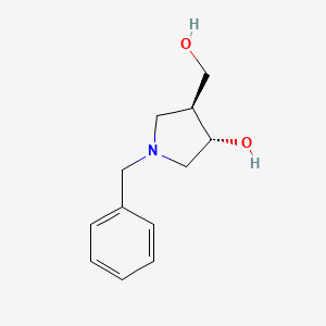 (3S,4S)-1-Benzyl-4-(hydroxymethyl)pyrrolidin-3-ol