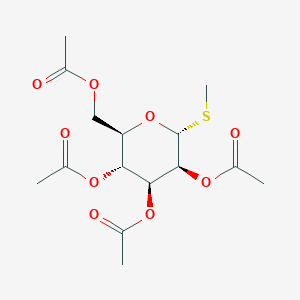 molecular formula C15H22O9S B1631299 Methyl 2,3,4,6-Tetra-O-acetyl-1-thio-alpha-D-mannopyranoside CAS No. 64550-71-6