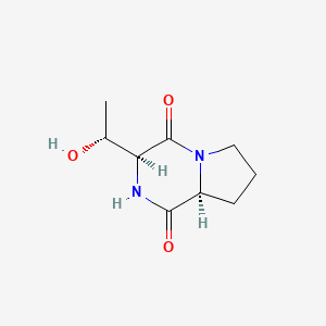 molecular formula C9H14N2O3 B1631304 Cyclo(-Pro-Thr) CAS No. 227777-31-3