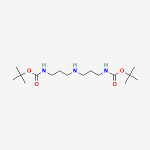 molecular formula C16H33N3O4 B1631310 1,9-Bis-boc-1,5,9-triazanonane CAS No. 82409-02-7