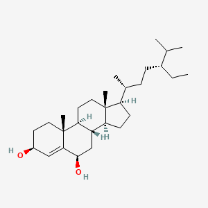 molecular formula C29H50O2 B1631313 麦角甾-4-烯-3,6-二醇 