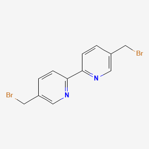 molecular formula C12H10Br2N2 B1631323 5,5'-Bis(bromomethyl)-2,2'-bipyridine CAS No. 92642-09-6