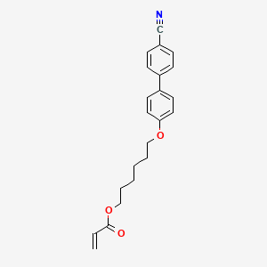 molecular formula C22H23NO3 B1631330 6-(4-氰联苯-4'-氧基)己基丙烯酸酯 CAS No. 89823-23-4