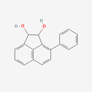 molecular formula C18H14O2 B1631347 3-Phenyl-1,2-dihydroacenaphthylene-1,2-diol 