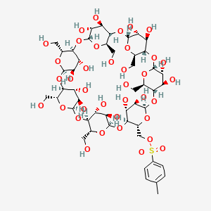 molecular formula C49H76O37S B1631349 Mono-6-O-(p-toluenesulfonyl)-beta-cyclodextrin CAS No. 67217-55-4