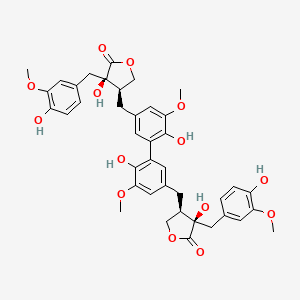 molecular formula C40H42O14 B1631367 Bis-5,5-nortrachelogenin 