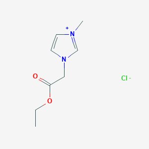 molecular formula C8H13ClN2O2 B1631368 1-Ethyl ester methyl-3-methylimidazolium chloride 