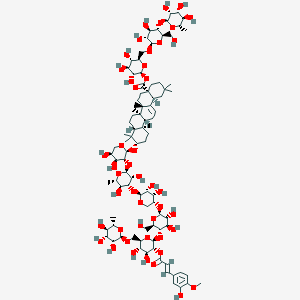 molecular formula C92H142O46 B1631376 Clematomandshurica saponin B 