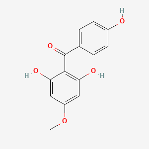 molecular formula C14H12O5 B1631384 2,6,4'-Trihydroxy-4-methoxybenzophenone CAS No. 55051-85-9