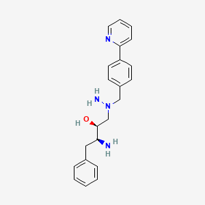 molecular formula C22H26N4O B1631388 Des-N-(methoxycarbonyl)-L-tert-leucine Atazanavir Trihydrochloride 