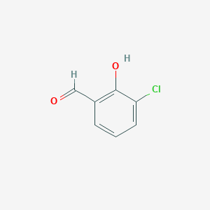 molecular formula C7H5ClO2 B016314 3-Chloro-2-hydroxybenzaldehyde CAS No. 1927-94-2