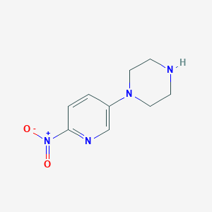 molecular formula C9H12N4O2 B1631402 1-(6-Nitropyridin-3-yl)piperazine CAS No. 775288-71-6