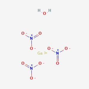 molecular formula GaH2N3O10 B1631410 Gallium(III) nitrate hydrate 