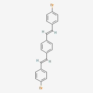 molecular formula C22H16Br2 B1631429 (E)-1,4-Bis(-4-bromostyryl)benzene 
