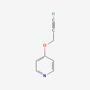 molecular formula C8H7NO B1631434 4-(Prop-2-YN-1-yloxy)pyridine 