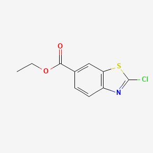 molecular formula C10H8ClNO2S B1631436 Ethyl 2-chloro-6-benzothiazolecarboxylate CAS No. 78485-37-7