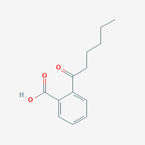molecular formula C13H16O3 B1631439 2-Hexanoylbenzoic acid 