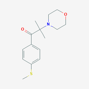 molecular formula C15H21NO2S B163144 2-Methyl-4'-(methylthio)-2-morpholinopropiophenone CAS No. 71868-10-5