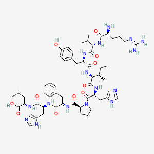 molecular formula C58H84N16O11 B1631454 (Des-Asp1)-Angiotensin I CAS No. 56317-01-2
