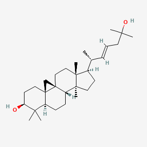 molecular formula C30H50O2 B1631456 Cycloart-22-ene-3,25-diol CAS No. 97456-49-0