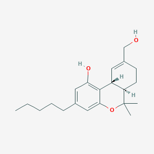 molecular formula C21H30O3 B163146 11-Hydroxytetrahydrocannabinol CAS No. 34675-49-5