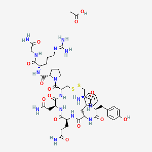 molecular formula C48H69N15O14S2 B1631468 Argipressin acetate CAS No. 83968-48-3
