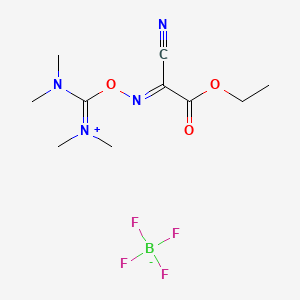 molecular formula C10H17BF4N4O3 B1631470 O-((Ethoxycarbonyl)cyanomethyleneamino)-N,N,N',N'-tetramethyl uronium tetrafluoroborate 