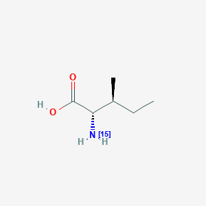 molecular formula C6H13NO2 B1631485 L-异亮氨酸-15N CAS No. 59935-30-7