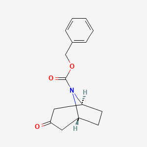 molecular formula C15H17NO3 B1631495 N-Cbz-Nortropinone 