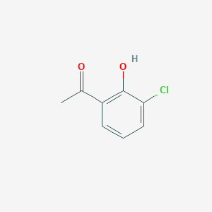 molecular formula C8H7ClO2 B016315 1-(3-氯-2-羟基苯基)乙酮 CAS No. 3226-34-4