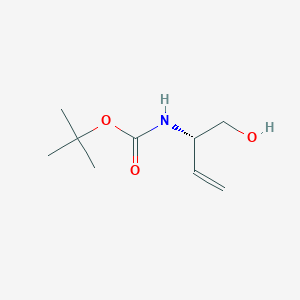 molecular formula C9H17NO3 B1631529 (S)-tert-butyl 1-hydroxybut-3-en-2-ylcarbamate CAS No. 91103-37-6