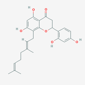 molecular formula C25H28O6 B1631531 Sophoraflavanone C 