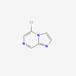 molecular formula C6H4ClN3 B1631542 5-Chloroimidazo[1,2-A]pyrazine CAS No. 63744-41-2