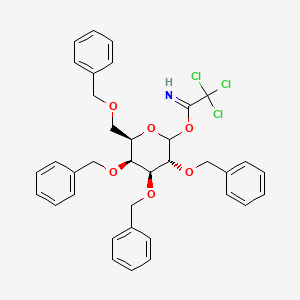 molecular formula C36H36Cl3NO6 B1631561 2,3,4,6-Tetra-O-benzyl-D-galactopyranose trichloroacetimidate 