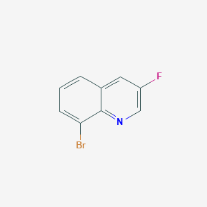 molecular formula C9H5BrFN B1631585 8-溴-3-氟喹啉 CAS No. 834884-06-9