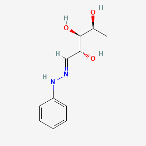 molecular formula C11H16N2O3 B1631593 5-deoxy-L-ribose phenylhydrazone CAS No. 123168-30-9