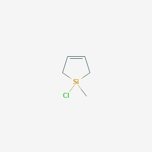 molecular formula C5H9ClSi B1631594 1-Chloro-1-methyl-silacyclopent-3-ene 