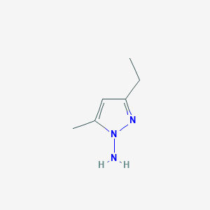 molecular formula C6H11N3 B163160 3-Ethyl-5-methyl-1H-pyrazol-1-amine CAS No. 135634-94-5
