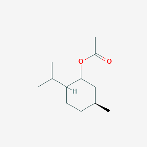 molecular formula C12H22O2 B1631618 (1S)-(+)-Menthyl acetate 
