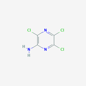 molecular formula C4H2Cl3N3 B1631622 3,5,6-Trichloropyrazin-2-amine CAS No. 13484-51-0