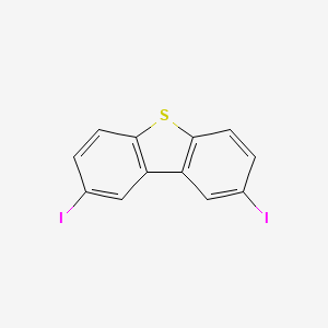 molecular formula C12H6I2S B1631623 2,8-Diiododibenzothiophene 