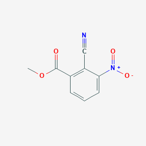 molecular formula C9H6N2O4 B1631638 Methyl 2-cyano-3-nitrobenzoate CAS No. 77326-46-6